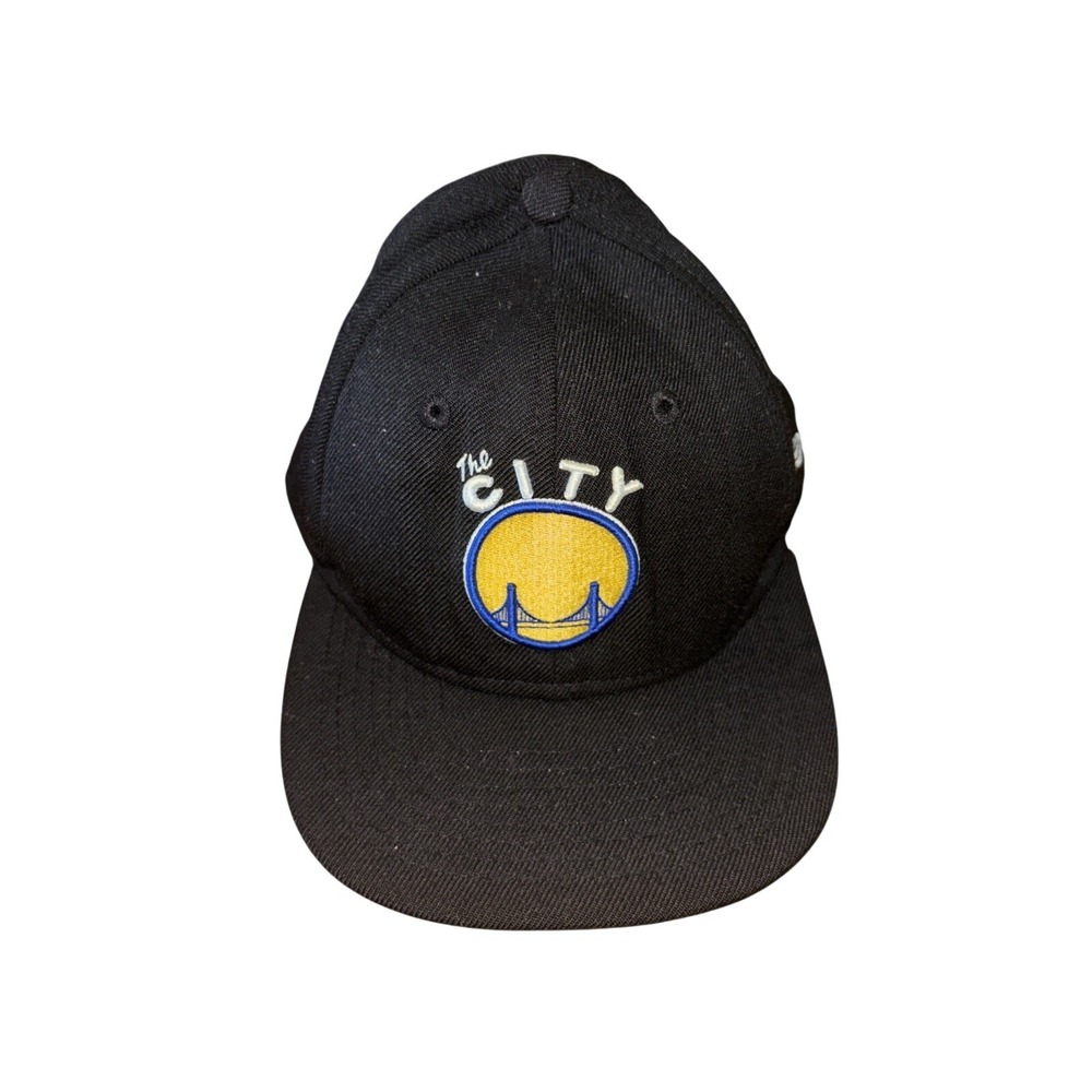 New‎ Era 9FIFTY Golden State Warriors Youth Hat Black The City Snapback Wool NBA